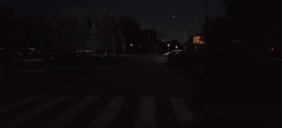 W Sanoku znów ciemności. Kontynuacja oszczędzania na oświetleniu? (FOTO)