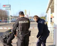 ALARM BOMBOWY W SANOKU: Policja szuka nadawcy wiadomości. Żartowniś może za to słono zapłacić (FILM, ZDJĘCIA)