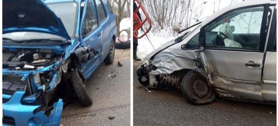 Groźny wypadek. Jedna osoba ranna (ZDJĘCIA)