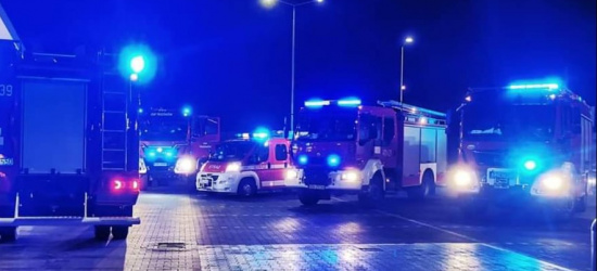 Pożar stodoły przylegającej do budynku mieszkalnego!