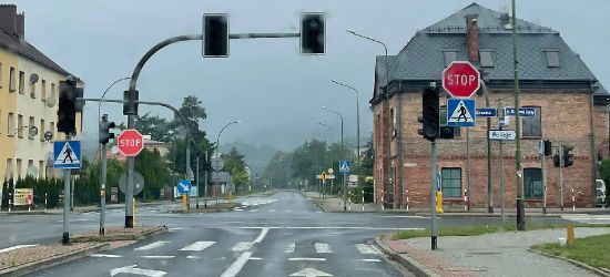 Awaria świateł na skrzyżowaniu Mickiewicza z Królowej Bony