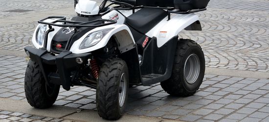 Quadem na podwójnym gazie. Kierujący miał ponad 2 promile