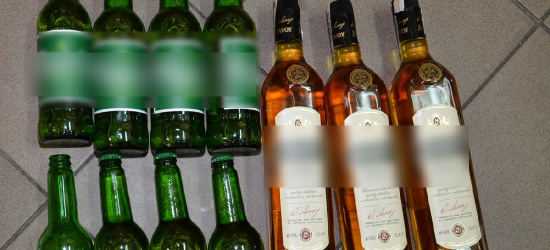 W nocy włamali się do domu jednorodzinnego. Ukradli alkohol! (FOTO)