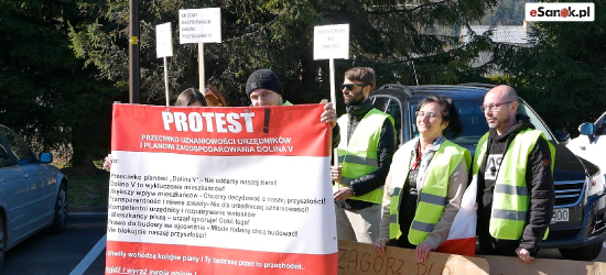 STRAJK W ZAGÓRZU – mieszkańcy nie mogą budować na ojcowiźnie