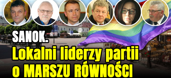 Marsz Równości w Sanoku. OPINIE lokalnych liderów partii politycznych