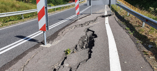 Przebudowa drogi wojewódzkiej w Cisnej