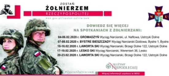 Zachęcają, by zawodowo założyć mundur wojskowy