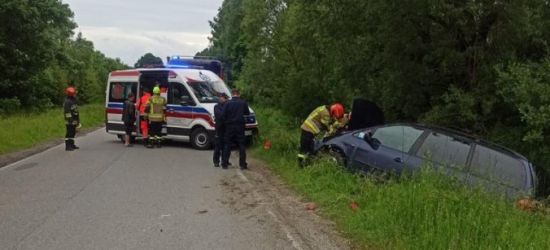 27-latka zjechała z drogi i wpadła do rowu (ZDJĘCIA)
