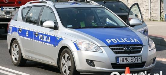Nie wyhamował i omal nie wjechał w policyjny radiowóz
