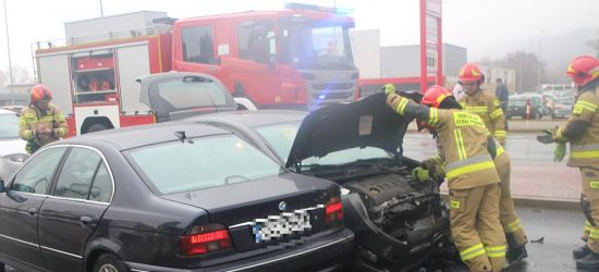 SANOK: Zderzenie dwóch samochodów osobowych na Królowej Bony (ZDJĘCIA)