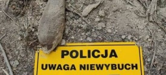 Pocisk moździerzowy odnaleziony w Bieszczadach