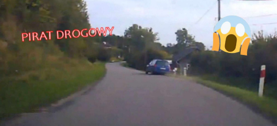 SANOK: Jechał za szybko i złapał pobocze. „Mógł kogoś zabić!” (VIDEO)