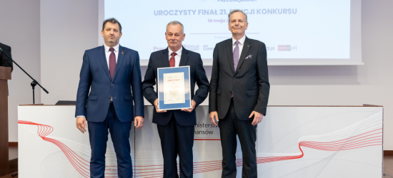 Urząd Skarbowy w Ustrzykach Dolnych z tytułem ,,Przyjazny Przedsiębiorcy”