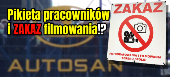 Pikieta pracowników Autosanu. Jakie mają postulaty? Tego nie wiemy (VIDEO, ANKIETA)