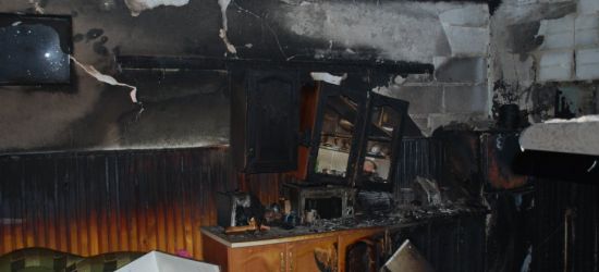 PODKARPACIE. 63-latek zginął w pożarze domu (ZDJĘCIA)