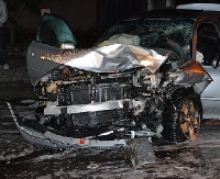 Wypadek z udziałem trzech pojazdów. Dwie osoby w szpitalu (ZDJĘCIA)