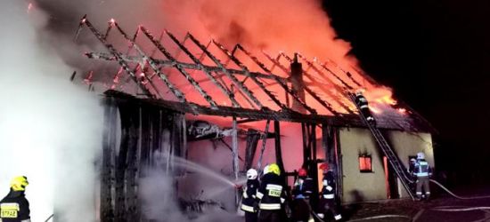 Pożar budynku gospodarczego. Zwierzęta spłonęły żywcem