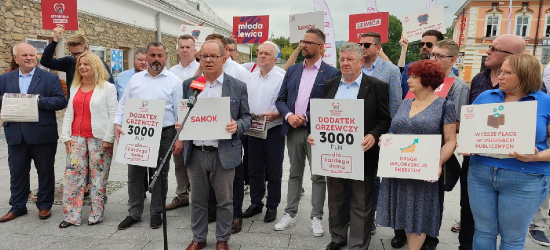 LEWICA W SANOKU: Niższe raty kredytów, pomoc szpitalom! (VIDEO, ZDJĘCIA)
