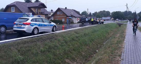 AKTUALIZACJA NOWOSIELCE: Zderzenie trzech pojazdów. Uwaga, śliska jezdnia! (ZDJĘCIA)