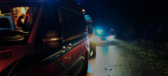 PODKARPACIE. Koszmarny wypadek. Samochód stanął w płomieniach (FOTO)