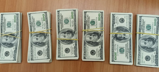 Ukrainka próbowała przewieźć ponad 59 tys. dolarów