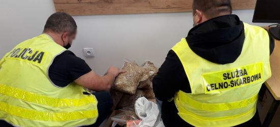 REGION. Składował  20 KG tytoniu bez polskich znaków akcyzy!