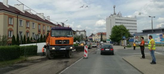 UWAGA! Na Lipińskiego jeden pas wyłączony z ruchu (FOTO)