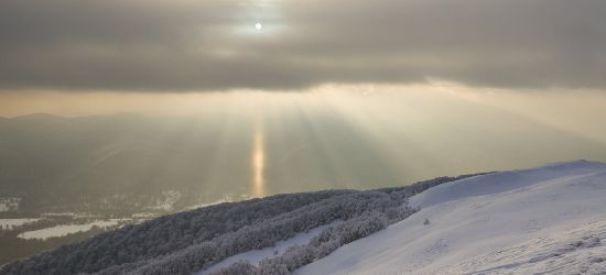 Ciekawe zjawisko optyczne w Bieszczadach (ZDJĘCIA)