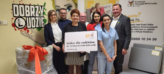 USTRZYKI DOLNE. Nowe łóżka dla oddziału dziecięcego od fundacji McDonalda (ZDJĘCIA)
