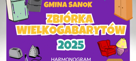 GMINA SANOK: Trwa wiosenna zbiórka odpadów wielkogabarytowych