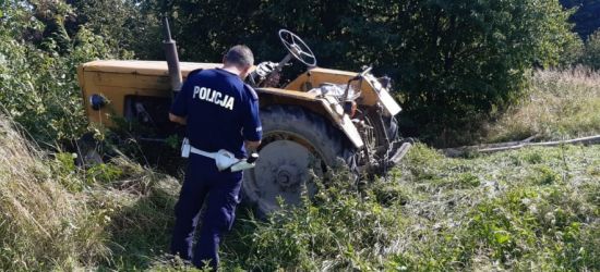 Traktor przejechał 81-latka (FOTO)