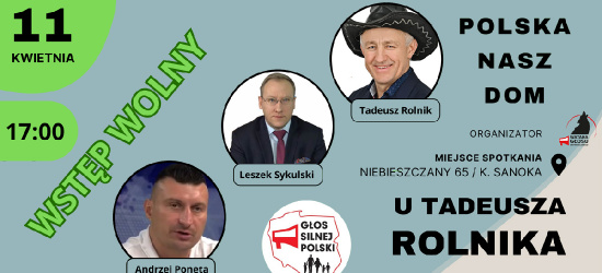 NIEBIESZCZANY: Głos Silnej Polski. Spotkanie z Leszkiem Sykulskim (VIDEO)