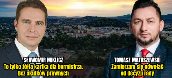 Burmistrz Sanoka Tomasz Matuszewski bez wotum zaufania i absolutorium