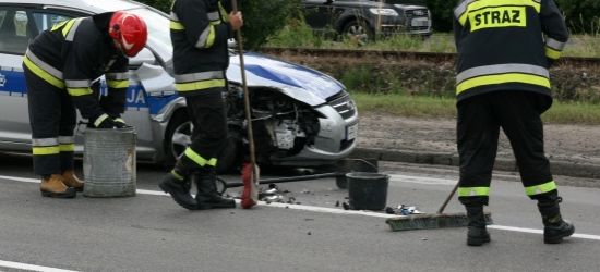 PODKARPACIE: Nietrzeźwy kierujący uderzył w policyjny radiowóz