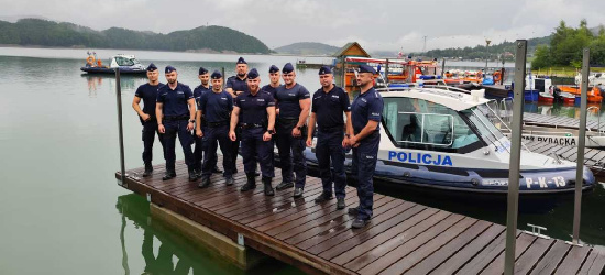 Rozpoczął się wakacyjny dyżur policyjnych patroli nad Soliną