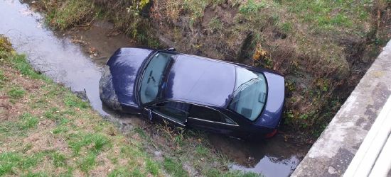Straciła panowanie nad pojazdem i wjechała do rzeki (FOTO)