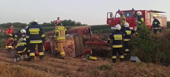 PODKARPACIE. Traktor przygniótł nietrzeźwego 47-latka (FOTO)