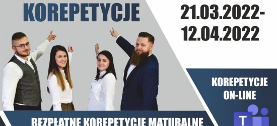 Bezpłatne korepetycje przedmaturalne z matematyki!