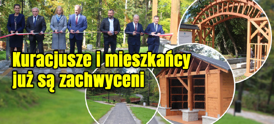Kontakt z przyrodą niezbędny w działalności leczniczej! Otwarto Park Zdrojowy (VIDEO, FOTO)
