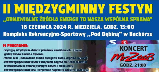 BACHÓRZ: Międzygminny Festyn. Moc atrakcji. Zagra zespół Mr. Zoob! (PROGRAM)
