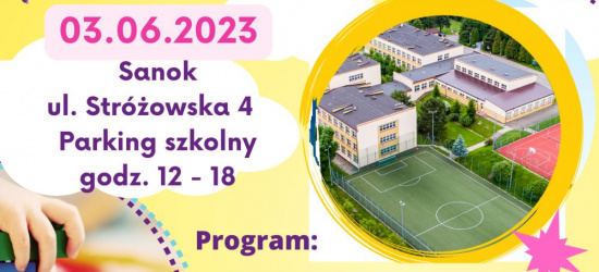 Piknik sportowo-rekreacyjny przy SP 3 w Sanoku!