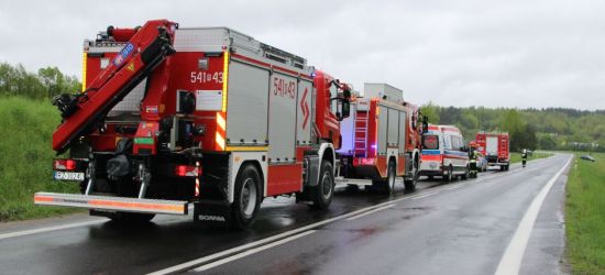 KRONIKA STRAŻACKA: Potrącenie rowerzysty i osobówka w rowie