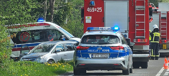 LESKO: Wypadek w Łączkach! Uważajcie! (ZDJĘCIA)