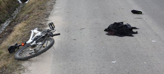 Potrącenie rowerzystki. 17-latka ma poważne obrażenia