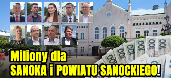 MILIONY ZŁOTYCH dla Sanoka i powiatu sanockiego! Strategiczne inwestycje (VIDEO)