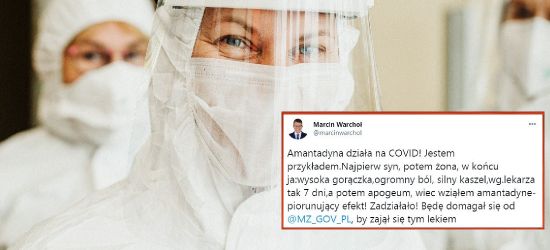 KORONAWORUS: Wiceminister Warchoł uratowany dzięki amantadynie? „Piorunujący efekt”