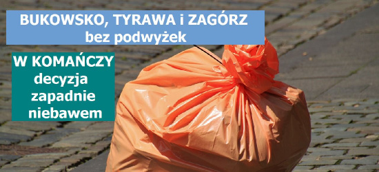 Bukowsko, Tyrawa i Zagórz nie planują podwyższać opłaty