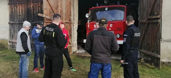 Kradzież akumulatora z wozu strażackiego. Sprawca ustalony