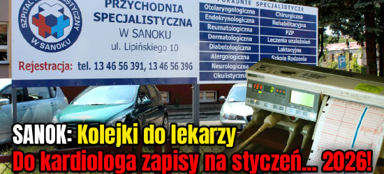 SANOK: Jedna z poradni wciąż niechlubnym liderem. Kolejki do lekarzy