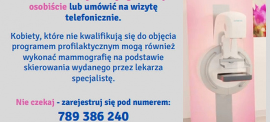 SANOK: Szpital ma nowoczesny mammograf! Realizuje program Profilaktyki Raka Piersi